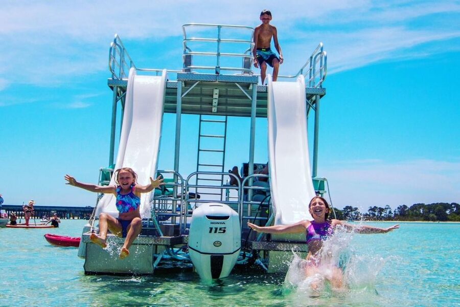 Full Day Double Decker Pontoon Boat Rental- Okaloosa Island - Why an eight-hour rental works well