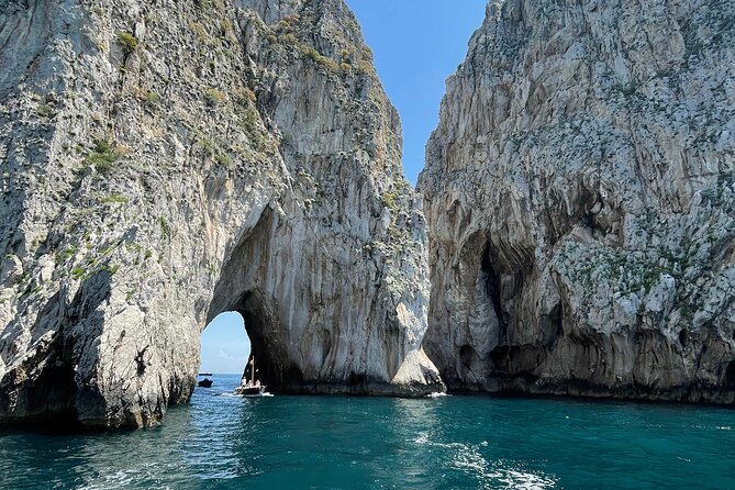 Full day private boat tour to the Island of Capri - Nerano is the natural lunch stop