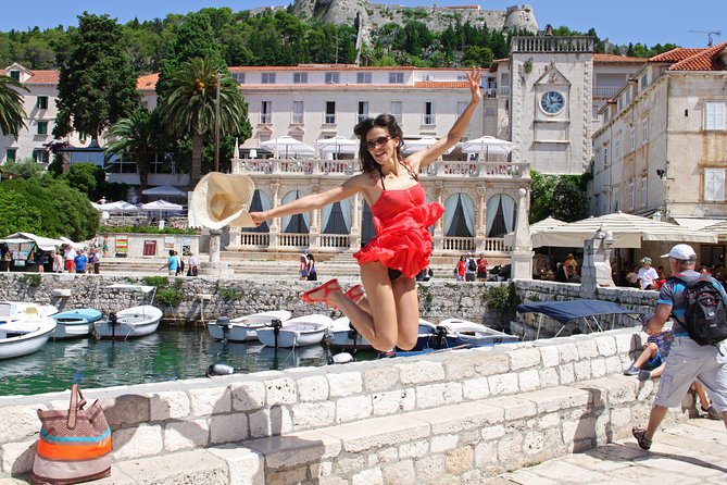 Full-Day Private Hvar, Brac and Pakleni Islands Boat Tour from Split - Leaving Split for coffee in Milna