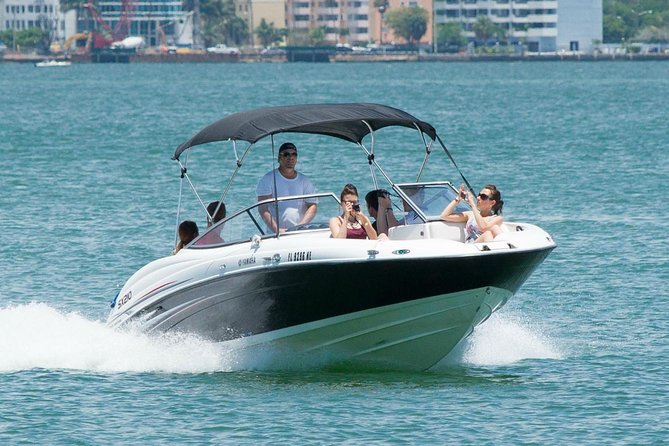 Fully Private Speed Boat Tours, VIP-style Miami Speedboat Tour of Star Island! - South Beach, South Pointe, and the shoreline view