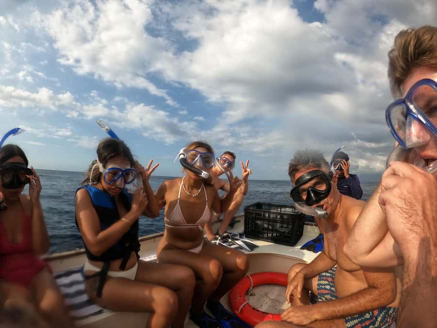 Gili Islands: 4-in-1 Catamaran Snorkeling Experience - The floating beach club stop