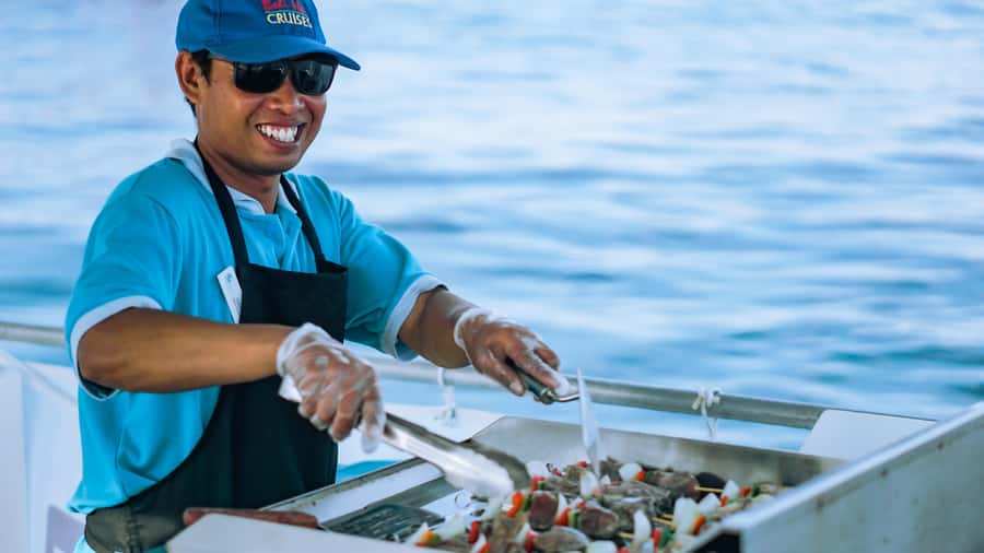Gili Trawangan: 3-Gili Islands Snorkel Sunset Cruise w/ BBQ - Gili Air for coral, fish, and another swim