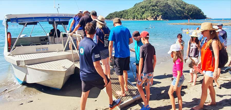 Goat Island: Glass Bottom Boat Tour - Fish, reefs, birds, and luck on the water