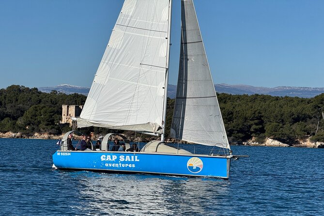 Golf Juan: Sunset Sailing Cruise with aperitif at the Island - Leaving From Antibes Near Juan-les-Pins