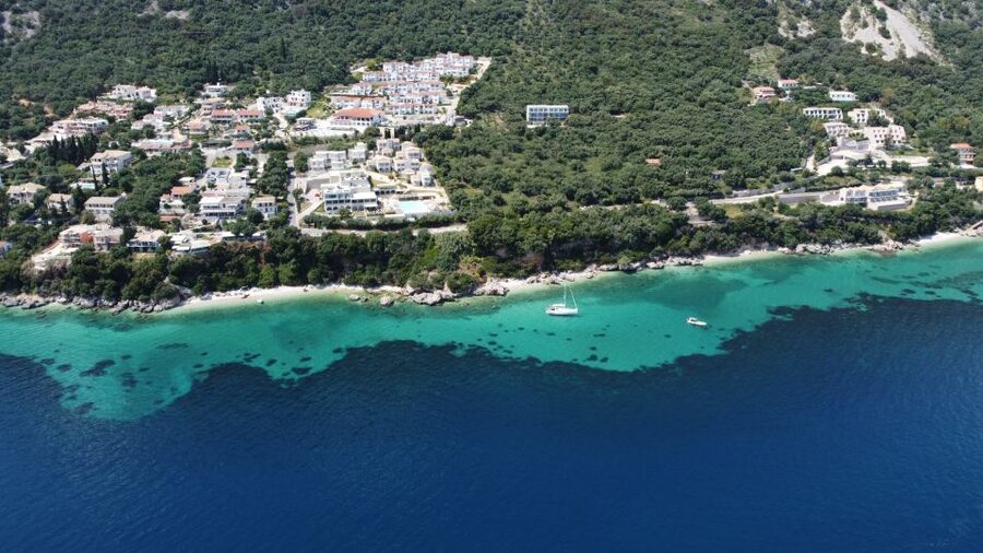 Gouvia: Corfu Island Sailing Trip with Snack and Soft Drinks - Barbati Beach: your first swim in clear water