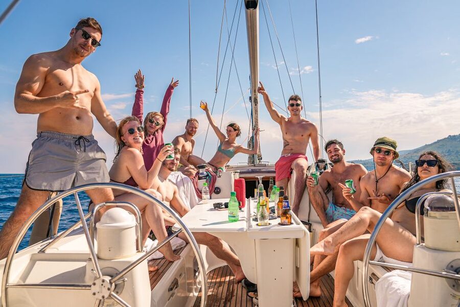 Gouvia: Corfu Island Sailing Trip with Snack and Soft Drinks - The blue cave is a quieter final stop