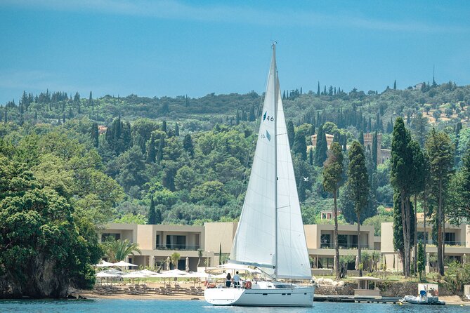 Half Day Cruise on a Sailing Yacht in Corfu Island - Swimming near Strogylo, Barbati, Kalami, and Kerasia