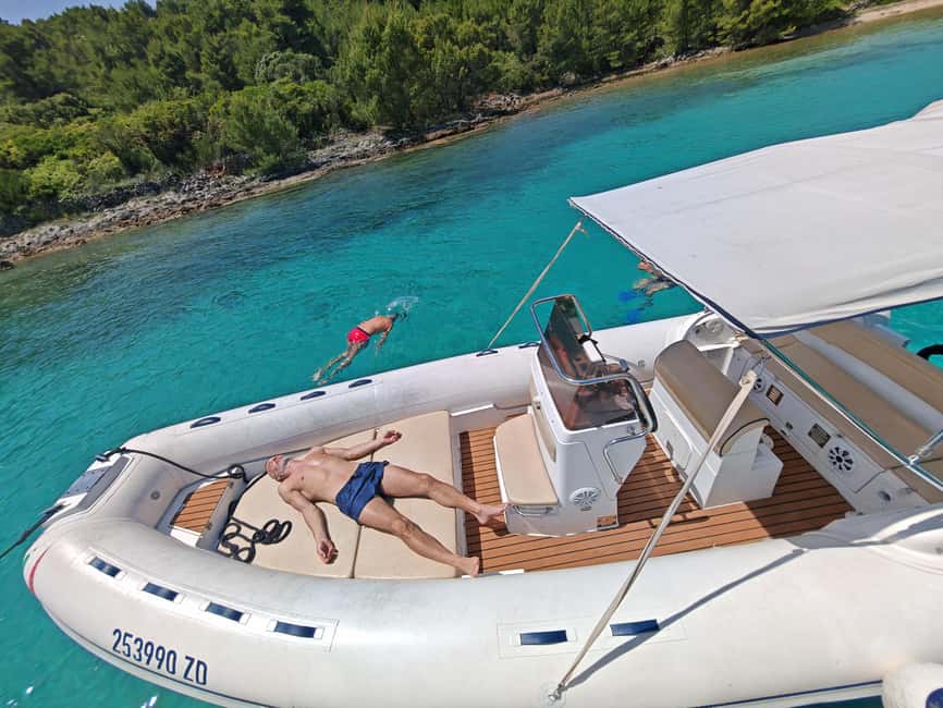 half day group speedboat tour of the islands around Zadar - Preko is the longest stop
