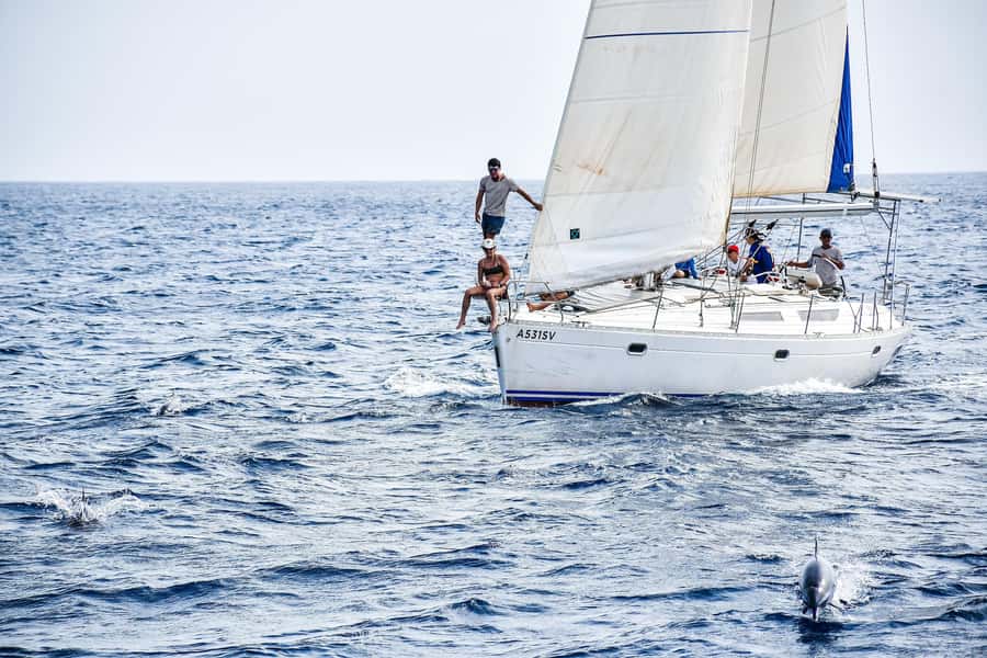 Half-Day Sailing Yacht Adventure in Sal Island - 3 hours - The Swim and Snorkel Stop