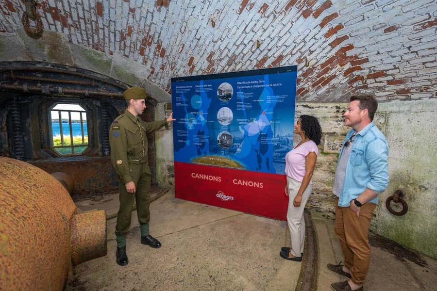 Halifax: Georges Island National Historic Site Ferry Ticket - Seeing the fortifications from the island