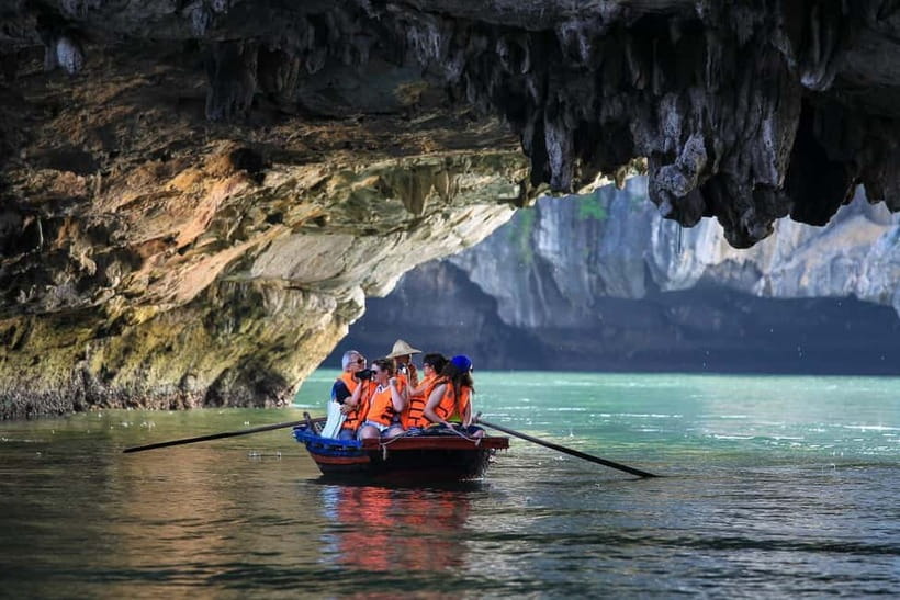 Halong 6 Hours Cruise: Kayak, Cave, Lunch, Beach & Island - Starting at Tuan Chau Marina before noon