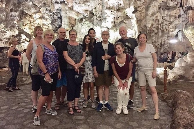 Halong Islands, Caves, Kayak, Lunch day tour w Dragonfly Cruise - Heaven Palace Cave in 45 Minutes