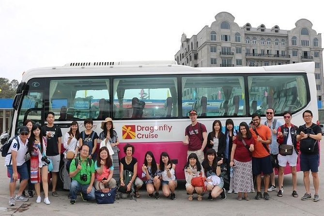 Halong Islands, Caves, Kayak, Lunch day tour w Dragonfly Cruise - Lunch with a View of the Bay