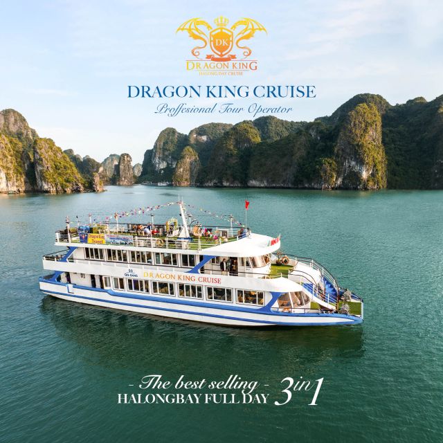Hanoi: Ha Long Bay Cruise Day Tour visit Titop island & Cave - What the $64 price really covers