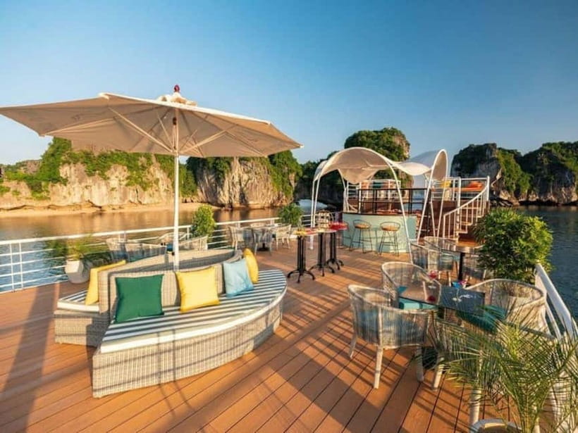 Hanoi: Lan Ha Bay & Cat Ba Island Day Trip on Luxury Cruise - Swimming, the boat slide, and kayaking