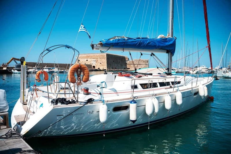 Heraklion: Sailing Trip to Dia Island with Lunch & Swimming - Pickup from Heraklion and the resort coast