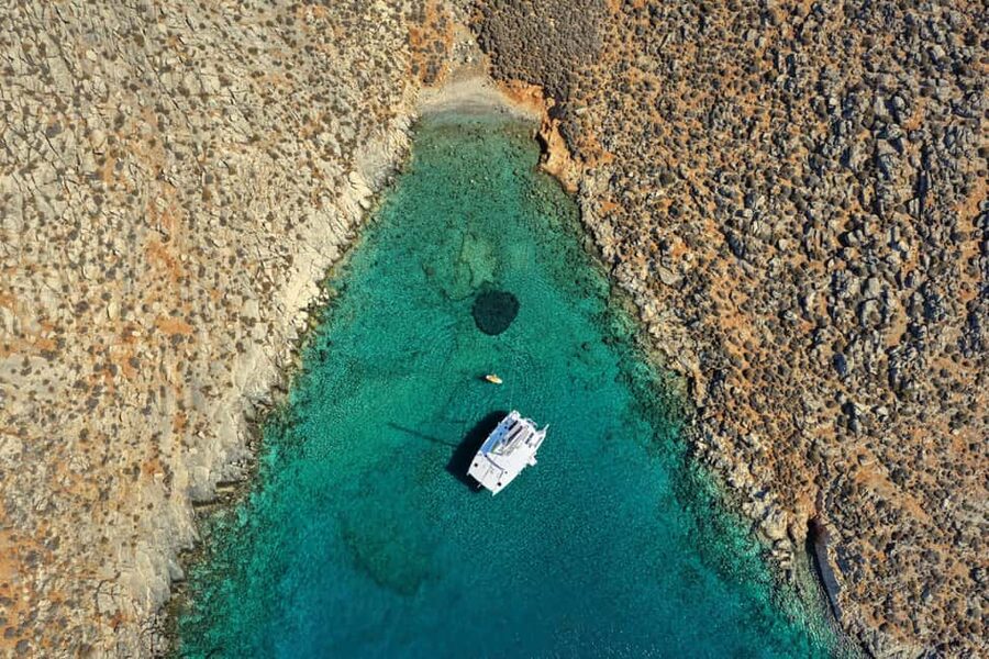 Hersonissos: Catamaran Sailing Trip to Dia Island with Lunch - Key points to know before booking