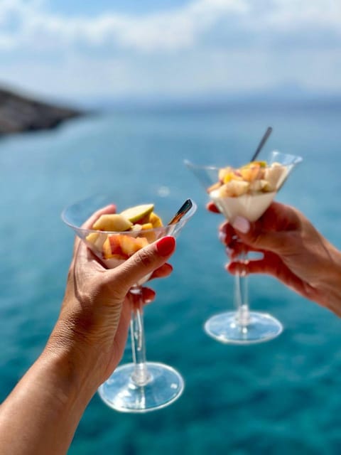 Hersonissos: Private Catamaran Cruise, Dia Island with Lunch - Key points to know before sailing