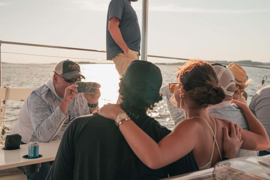 Hilton Head Island: Golden Hour Catamaran Cruise - Settling In for the Two-Hour Sail