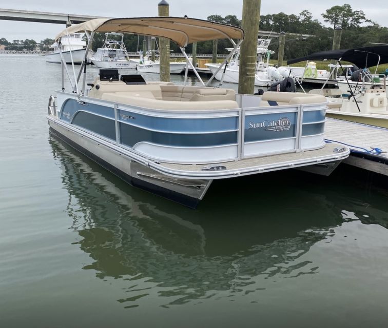 Hilton Head Island: Pontoon Boat Rental - Broad Creek At A Relaxed Pace