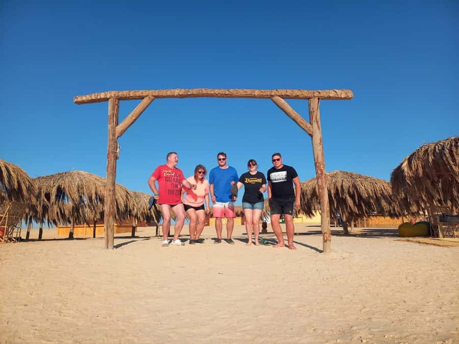 Hurghada: Boat trip to Magawish island with Multi Options - The morning pickup from Hurghada