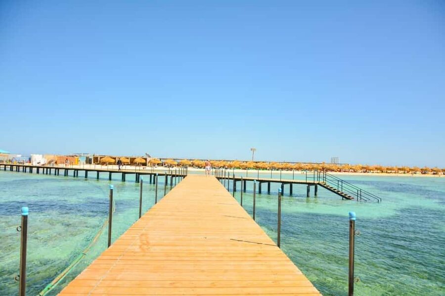 Hurghada: Cruise to Bianca Island Utopia w/ Transfer & Lunch - Glass-bottom views and the first water activities