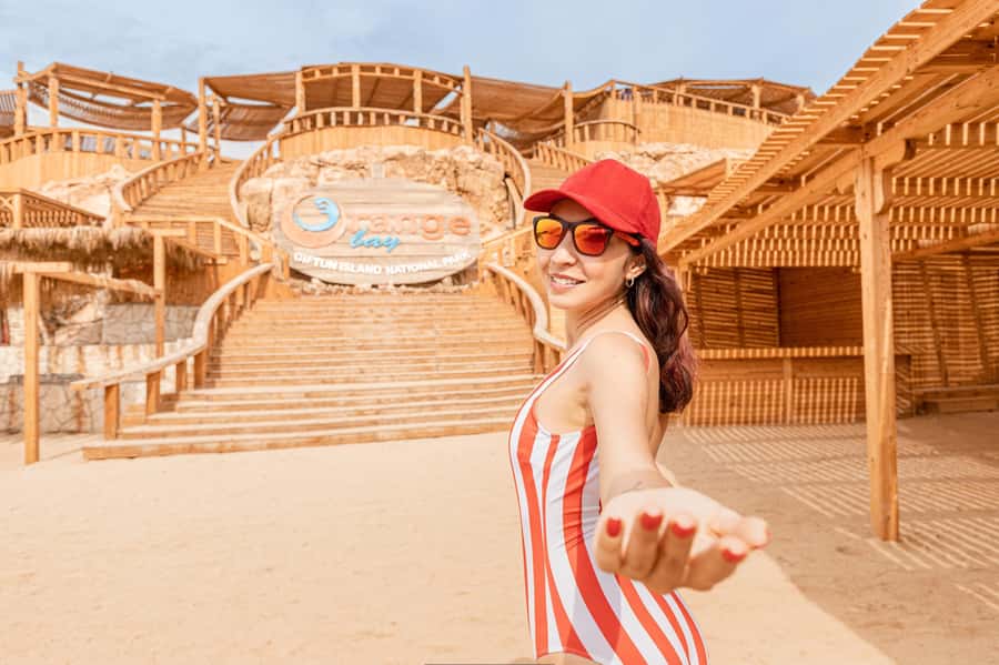 Hurghada: Elegance Yacht Cruise To Orange bay Island W lunch - Snorkeling in clear Red Sea water
