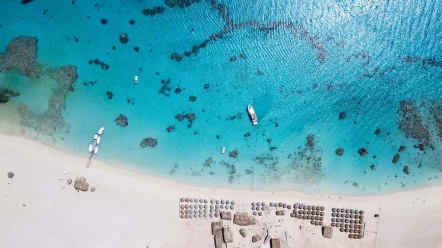 Hurghada: Giftun Island Orange Bay Speedboat Cruise & Lunch - The 20-minute run to the first reef