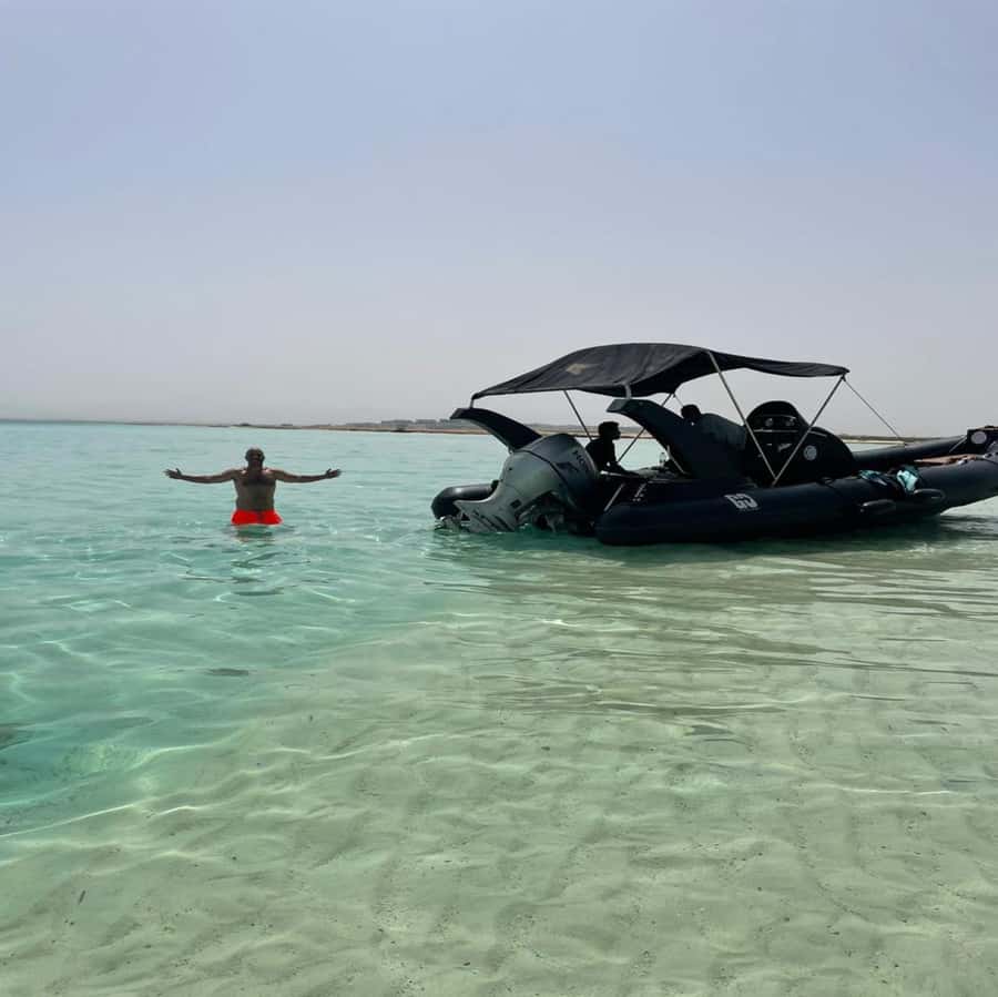 Hurghada: Giftun Island Orange Bay Speedboat Cruise & Lunch - Two 20-minute snorkeling stops