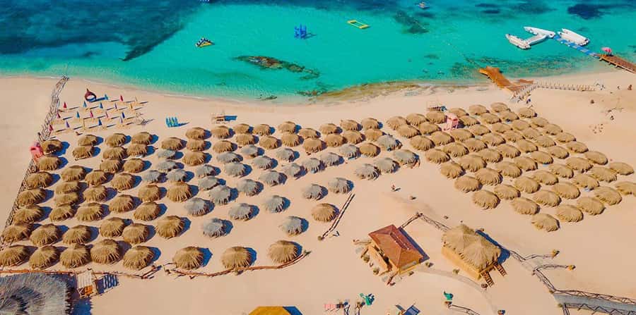 Hurghada: Hula Hula Island Boat Trip with Snorkeling & Lunch - The ride from Hurghada to the island