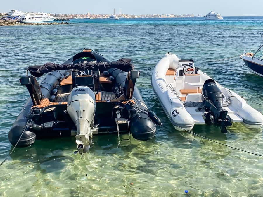 Hurghada: Orange Bay & Magawish Island Speedboat with Lunch - A fast Red Sea trip from Hurghada