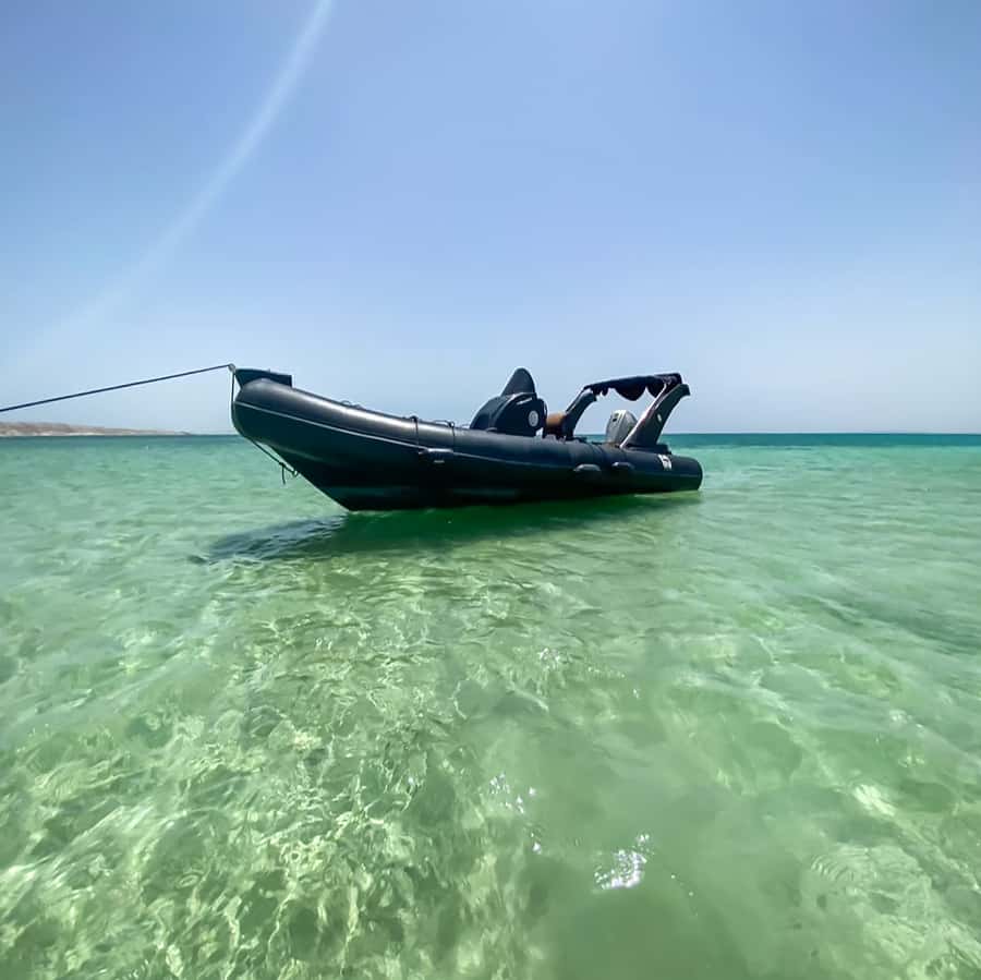 Hurghada: Orange Bay & Magawish Island Speedboat with Lunch - Orange Bay, sand, shallow water, and timing