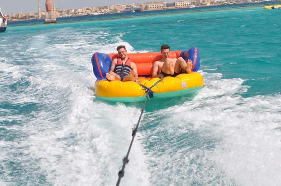 Hurghada: Orange & Giftun Island Cruise with Massage & Lunch - Pickup from Makadi Bay, Safaga, Hurghada, or El Gouna