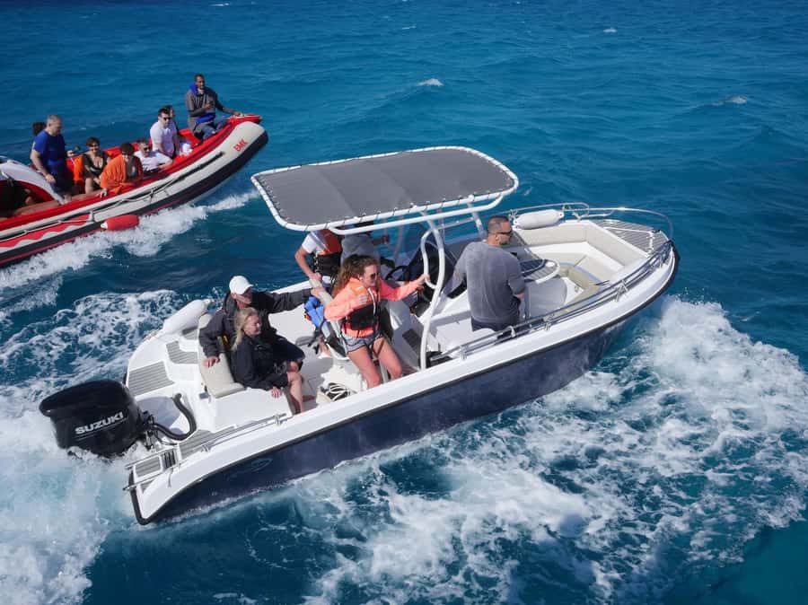 Hurghada: Private Speedboat to Orange Bay and White Island - Key points at a glance
