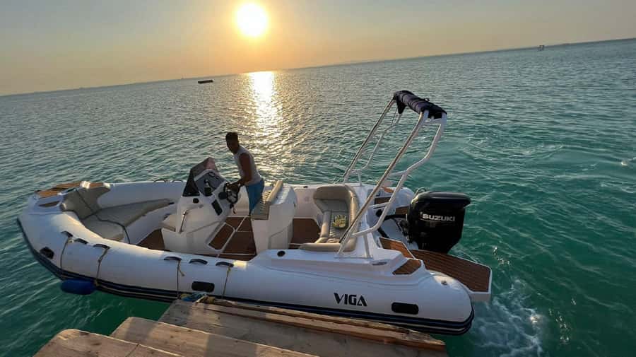 Hurghada: Private Speedboat to Orange Bay and White Island - A private speedboat is the real attraction