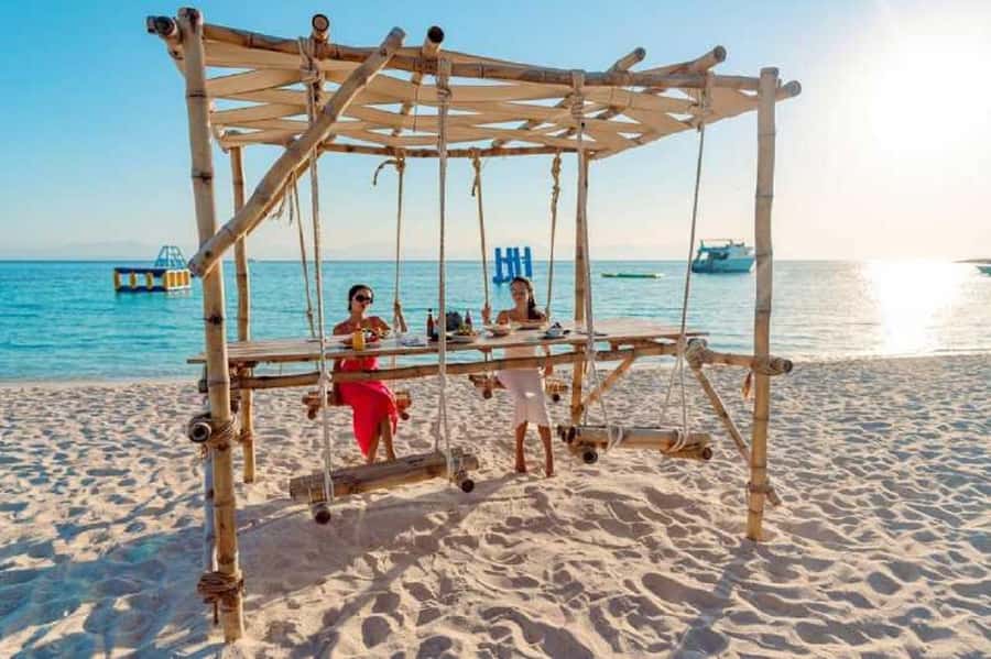 Hurghada: Private Sunset Cruise to Giftun island with Lunch - Two snorkeling stops in Red Sea water