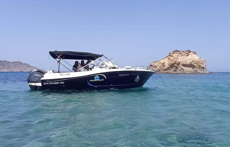 Ibiza: short "north of the island" tour from the sea in a private boat - Leaving Santa Eulalia on Na Laly