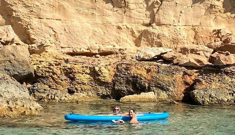 Ibiza: short "north of the island" tour from the sea in a private boat - Ses Eres Roges and the changing northern coves