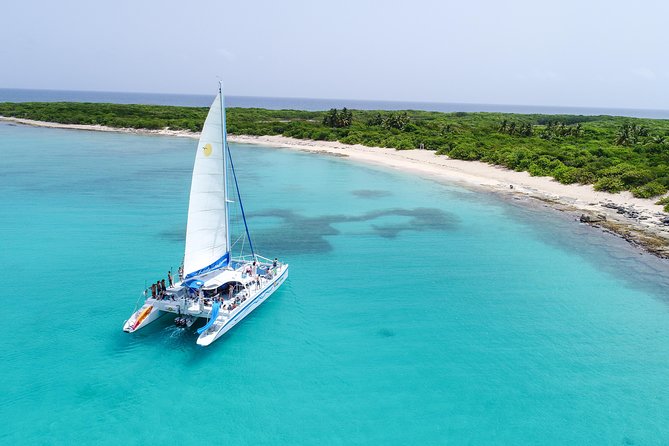 Icacos Island Catamaran Day Sail from Fajardo - A Deli Buffet That Works Well on a Boat