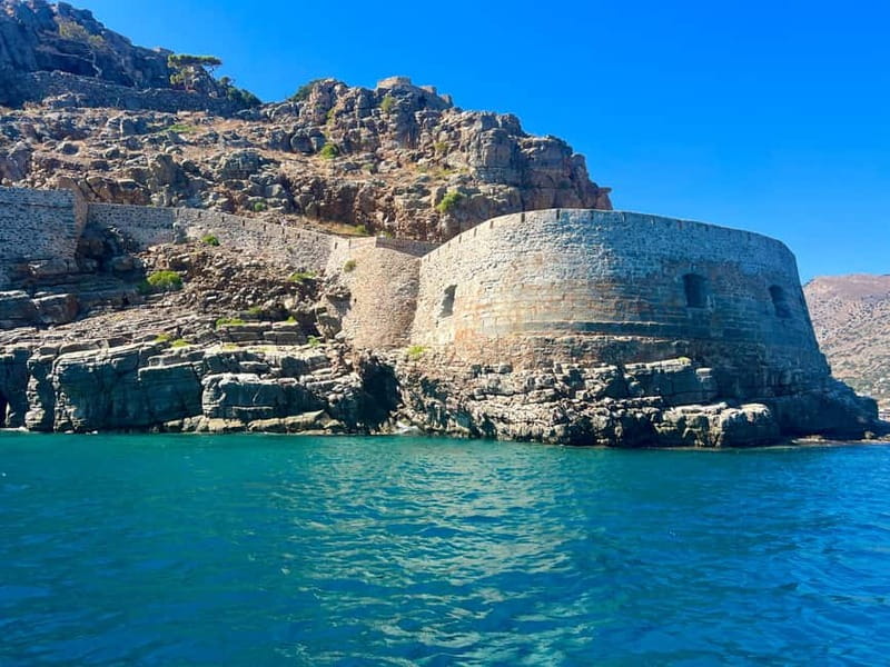 Island Spinalonga, Milatos Cave, Speedboat, OliveTasting - The meal at a Milatos taverna