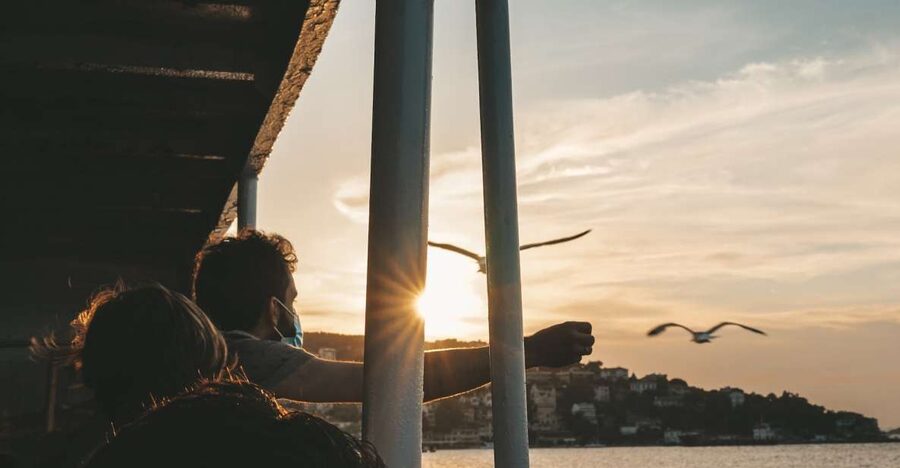 Istanbul: Princes' Islands Cruise w/Music, Lunch & Transfer - Leaving Istanbul behind on the Marmara Sea