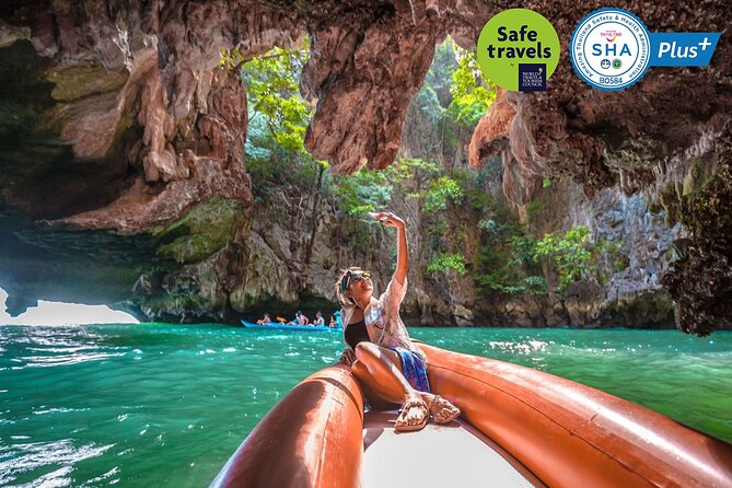 Jame Bond, Panyee Island, Hong Island and Naka Island by Speedboat From Phuket - Hong Island’s lagoon and limestone walls