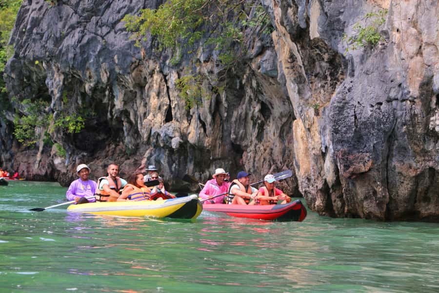Khao Lak: Phang Nga Bay & James Bond Island by Longtail Boat - Longtail boat views across the bay