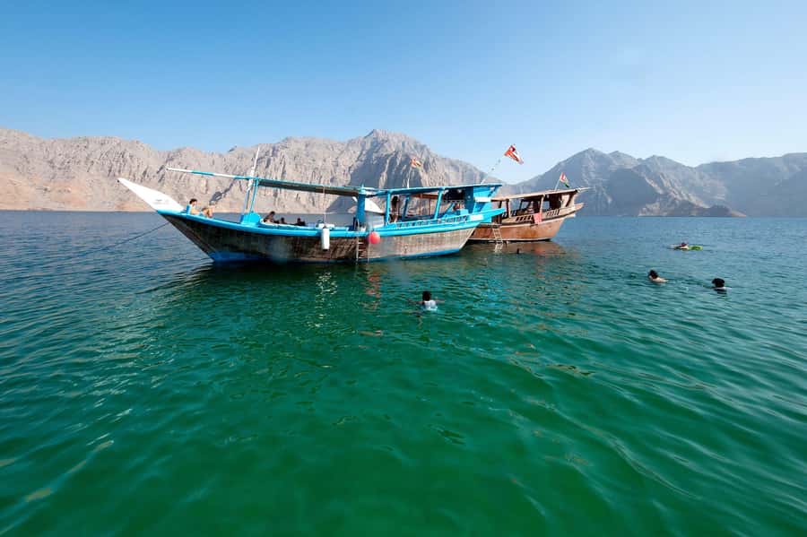 Khasab Musandam |Telegraph Island |Dhow Cruise | Dolphins - Telegraph Island and the 1864 telegraph station