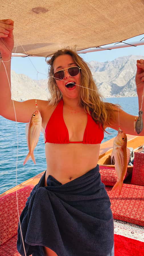 Khasab Musandam |Telegraph Island |Dhow Cruise | Dolphins - What the crew provides on board