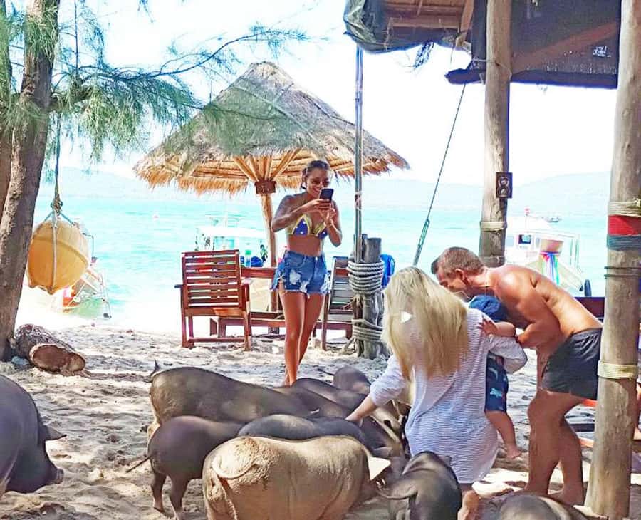 Ko Samui: Pig Island Snorkeling and Koh Tan Speedboat Tour - Koh Madsum, the relaxed centerpiece