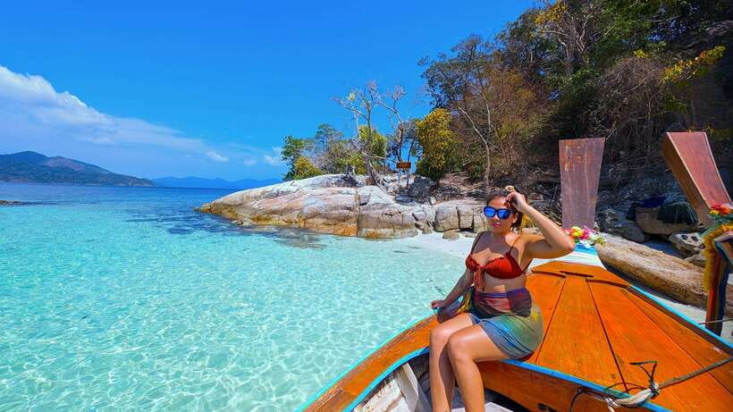 Koh Lipe: Island Hopping by Private Longtail Boat w/ Snorkel - Monkey Beach and Koh Hin Son’s rock formations