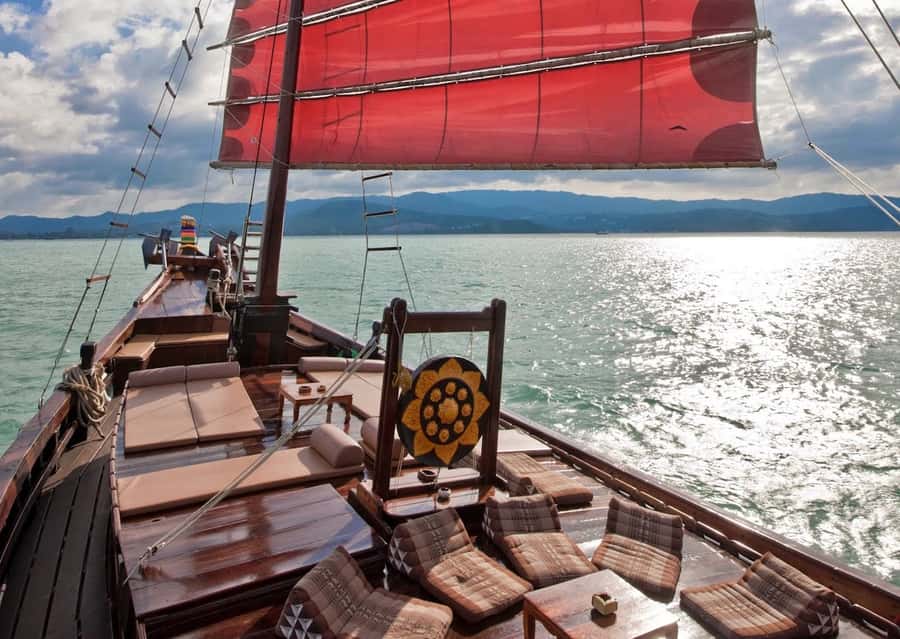Koh Samui: Koh Phangan Island Full-Day Cruise with Sunset - The sunset sail back to Koh Samui