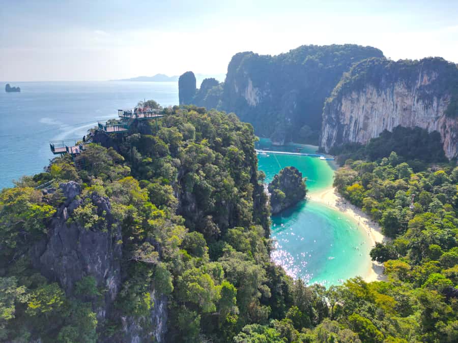 Koh Yao Yai/Noi: Private Longtail Boat Island Hopping Tour - Hong Lagoon and the limestone scenery