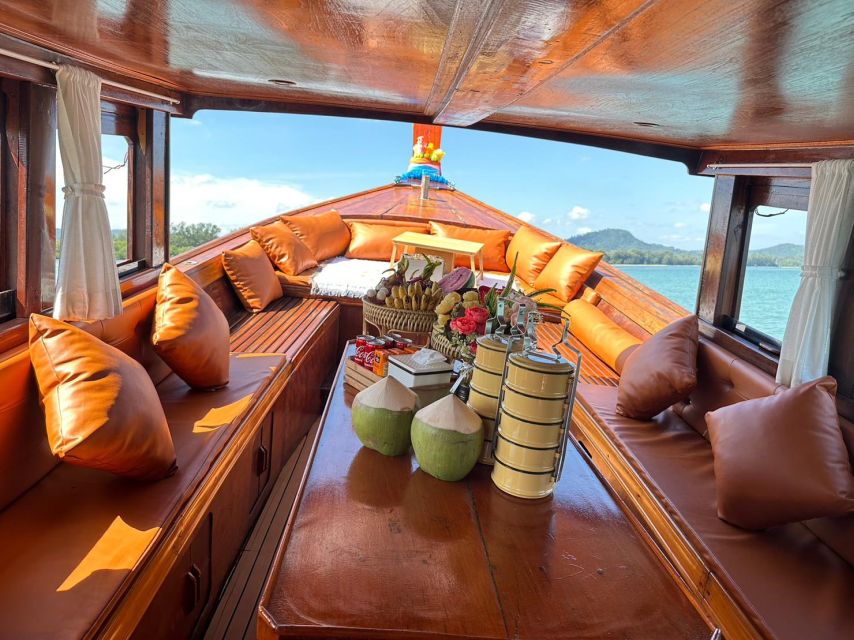 Krabi 4 island by luxury vintage boat sunrise / sunset - Who will enjoy this boat day most